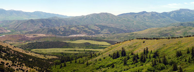 South view toward Scout Mountain