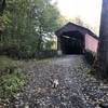 Covered bridge on the trail
