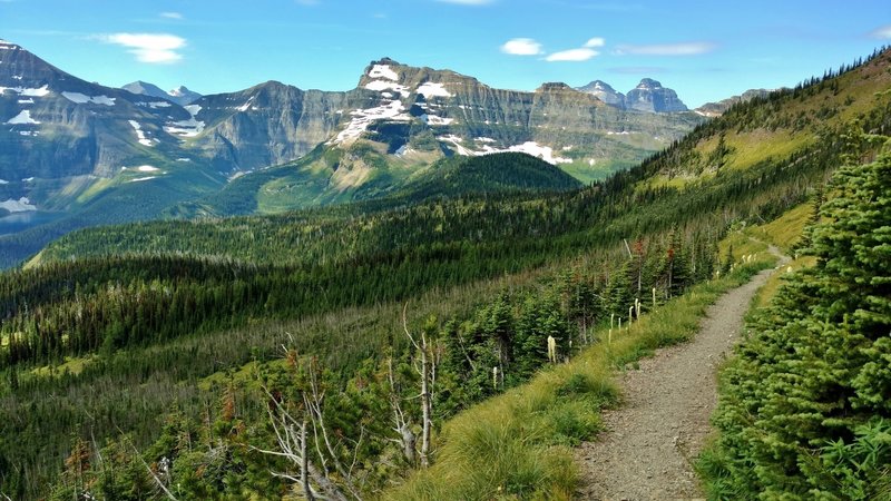 Along the Great Divide Trail (GDT) in Waterton Lakes National Park. The Great Divide Trail Association (GDTA) of Calgary, Alberta maintains, promotes, and preserves the GDT.