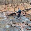 Fall conditions may mean a river crossing using logs or rocks.