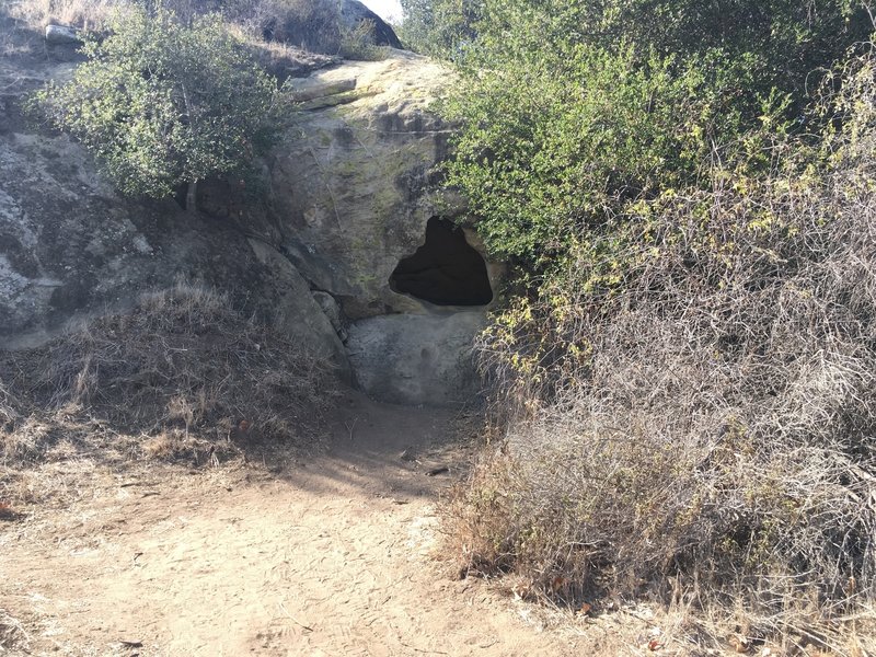 Cave rock at park entrance