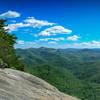 View from Looking Glass Rock