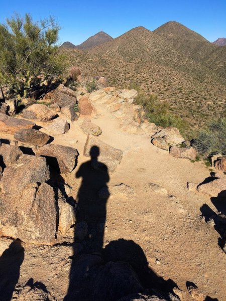 View from Sunrise Peak looking North into McDowell Mountains