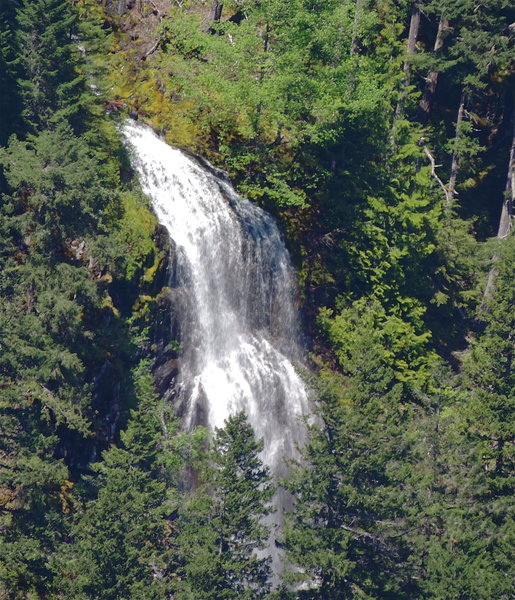 Upper Skookum Falls, from the Snoquera Palisades