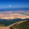 Prairie City, Oregon from the summit of Strawberry Mountain
