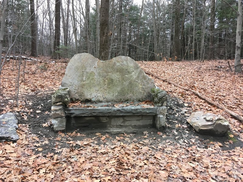The Stone Bench on Stone Bench Trail.