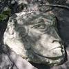 A sculpted head on the trail. Looks of Roman origin (?)