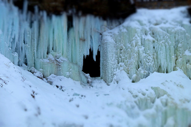 Frozen Minnehaha Falls