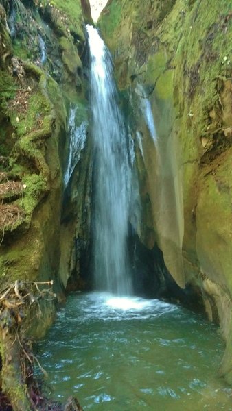 Five Finger Falls at the end of Aptos Creek Trail.