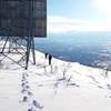Repeaters on the summit overlooking Cache Valley
