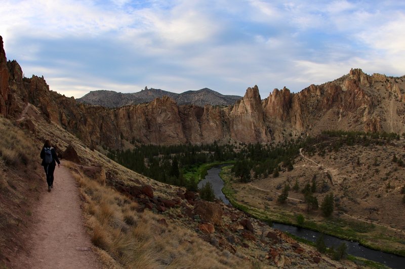 View of Smith Rock monument