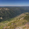 Southwestern view from Sierra Buttes across Tahoe National Forest