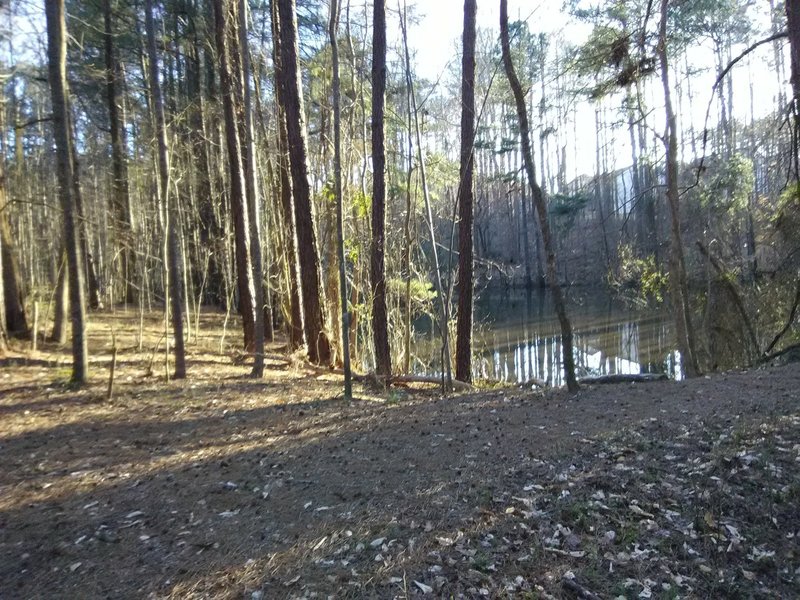 View of smaller pond.