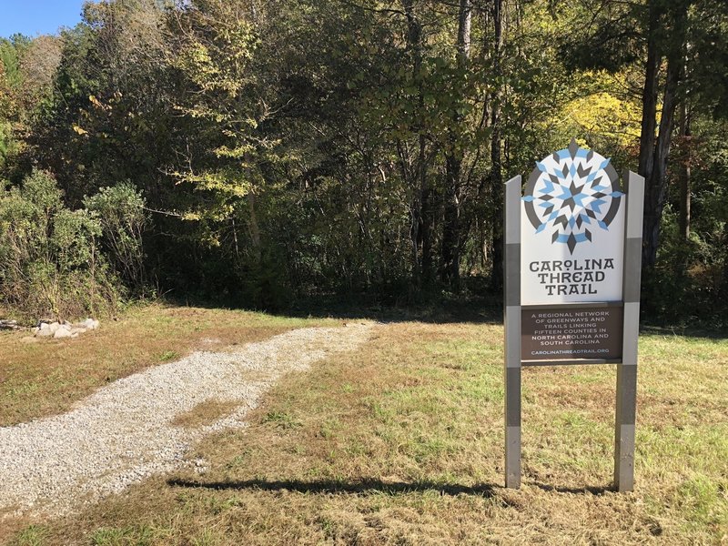 Entrance to Mineral Springs Greenway