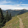 Great views of Gold Hill and Long Canyon from the Wheeler Peak Trail.
