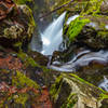 Different angle of Sol Duc Falls, from the top