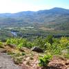 Shelburne and the Androscoggin River from the summit Ledges