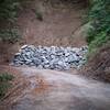 The preserve has been worked on since 1999 to prepare it for public use. Here, rocks help counteract the threat of a landslide happening.