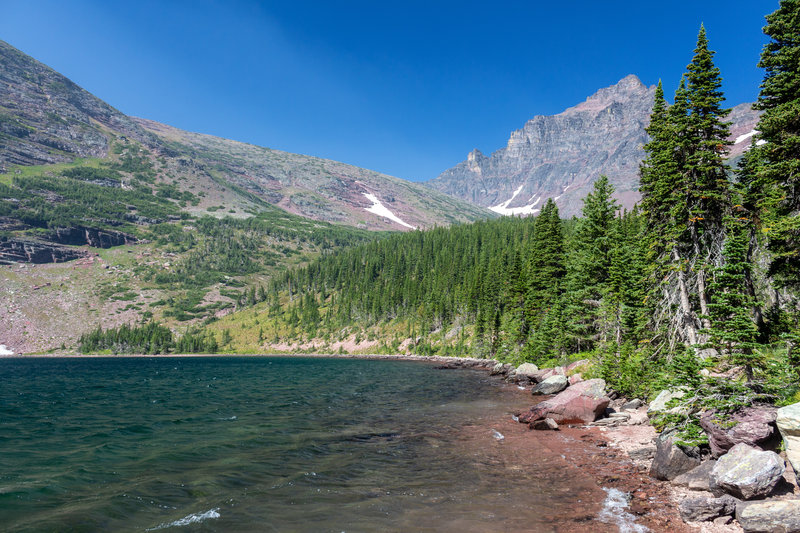 Cobalt Lake with Mount Rockwell in the background