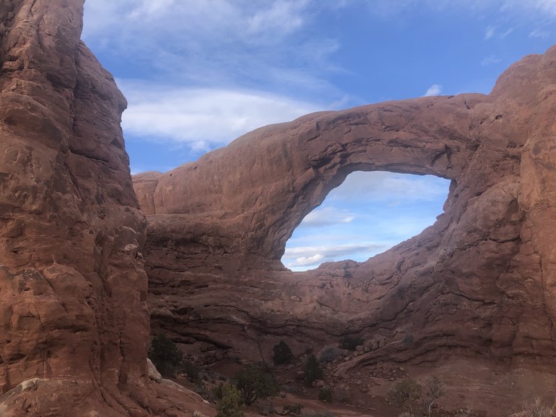South Window Arch in Arches National Park.