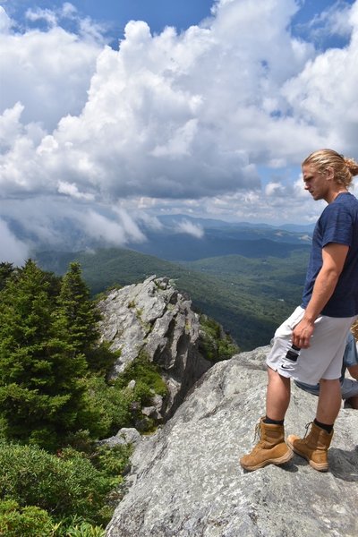 At The End Of Grandfather Mountain Great That They Have A Team Up There To Keep