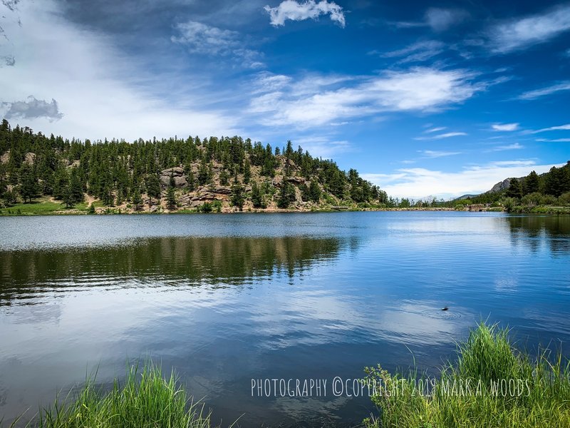 Lily Lake Trail, Rocky Mountain National Park. Estes Park, Colorado.