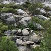 Scrambling up the Boulder Creek Lakes Trail