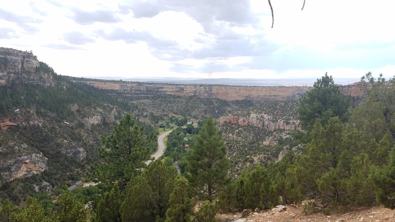 View of the canyon