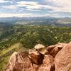 The Continental Divide from Bear Peak in Boulder, CO