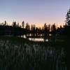 Sunset at Grouse Lake.