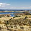 View of Horsetooth Reservoir from the Timber Trail.