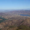 View north towards Vail Lake from Wild Horse Peak