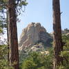 A view from the bottom of the Lemmon Rock #12 trail near the junction of #44 and #12