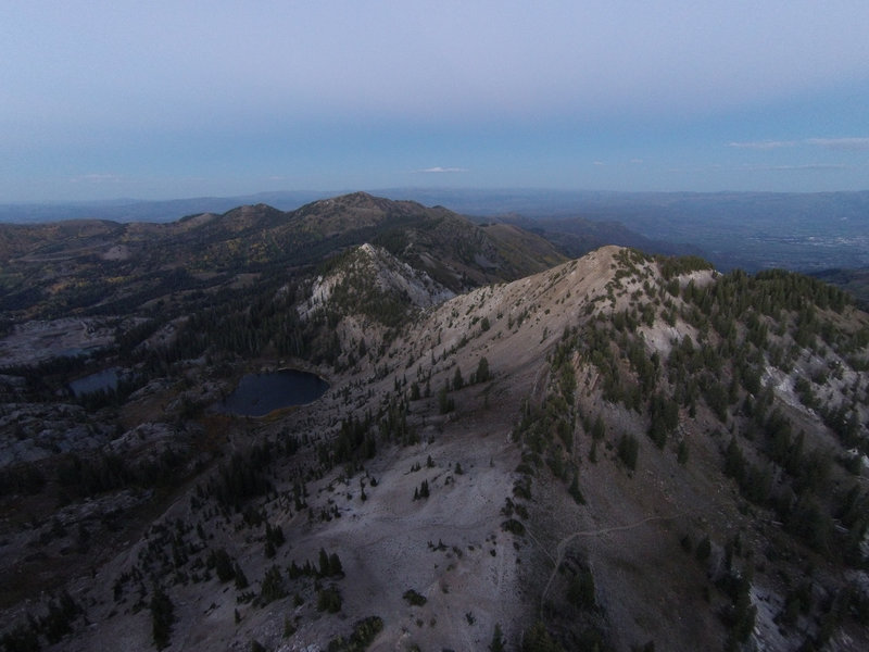 Sunset Peak from Ridge Trail.