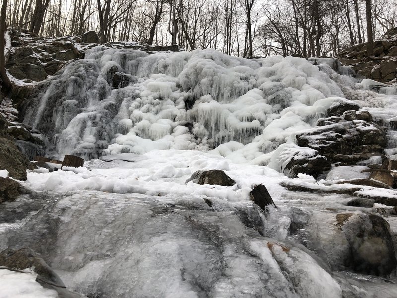 *frozen* MacMillan Brook Waterfall