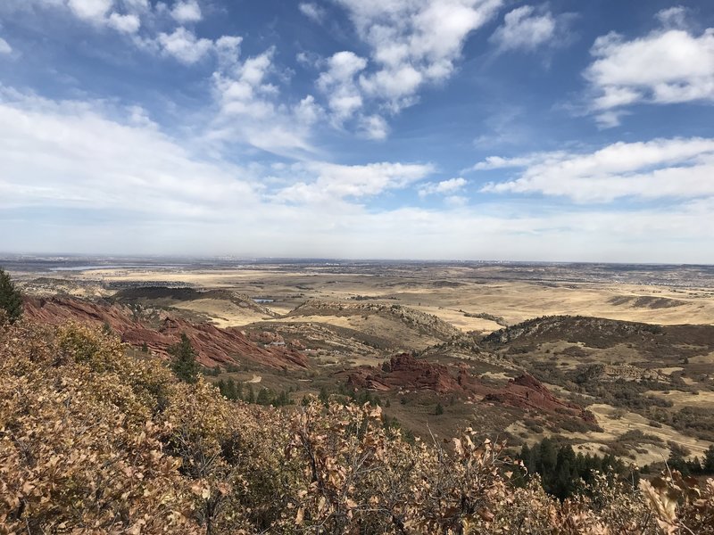 A beautiful overlook of Roxborough State Park on Elk Valley Trail.