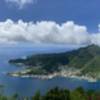 Panorama from the Summit of Mount Alava. You can see a majority of the Island and Pago Pago Harbor from here.