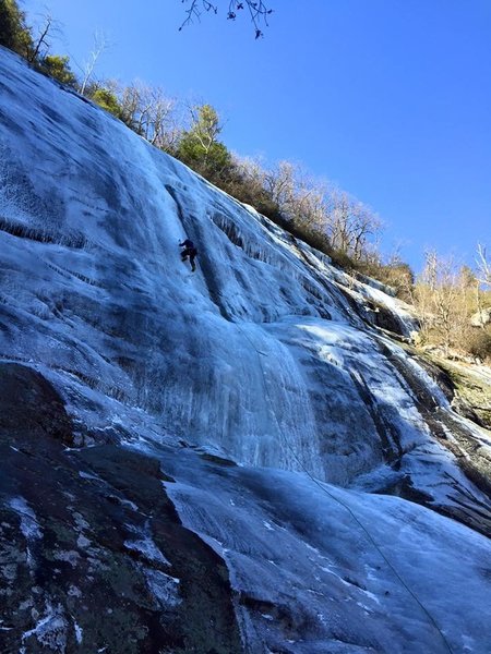 Little Bearwallow Falls is also a popular ice climbing spot in winter!