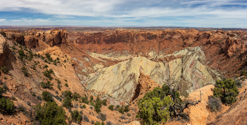 Upheaval Dome Overlook Trail Hiking Trail, Moab, Utah