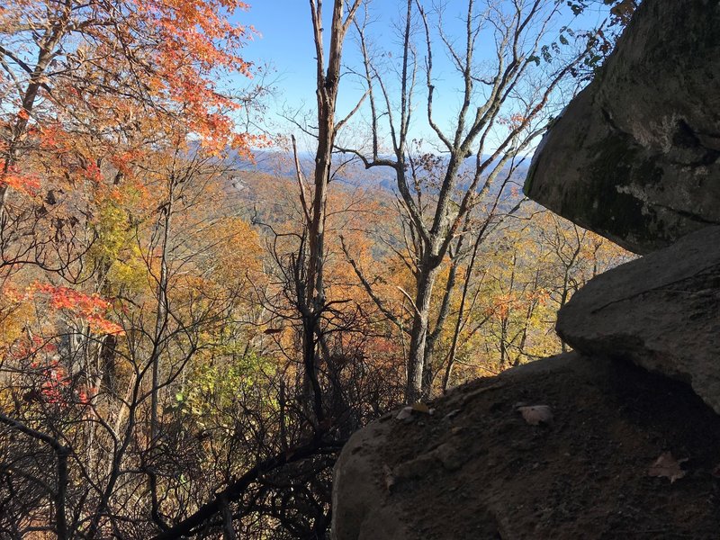 The view from the Tunnel Trail in Fall.