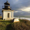 Campsite next to Punta Gorda Lighthouse