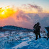 Photographing the Sunrise on the summit of Daecheongbong, Seoraksan National Park