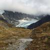 The Dart Glacier from the Cascade Saddle Route.