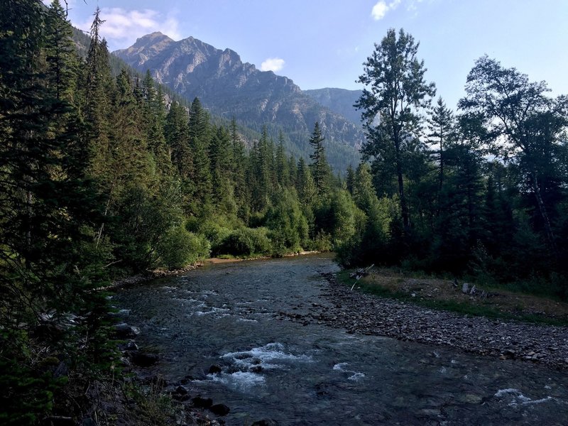 Nyack Creek Trail Hiking Trail, Rising Sun, Montana