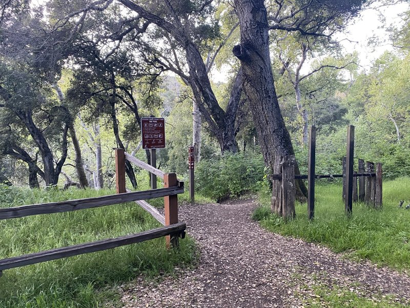 Fremont Older Preserve Trail Map Fremont Older To Steven's Creek Reservoir Loop Hiking Trail, Saratoga,  California