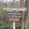 Ted Lake - Trailhead at the lower end, Leeds Manor Rd south parking area.