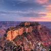 Sunset at Cape Royal Point, North Rim, Grand Canyon National Park, Arizona