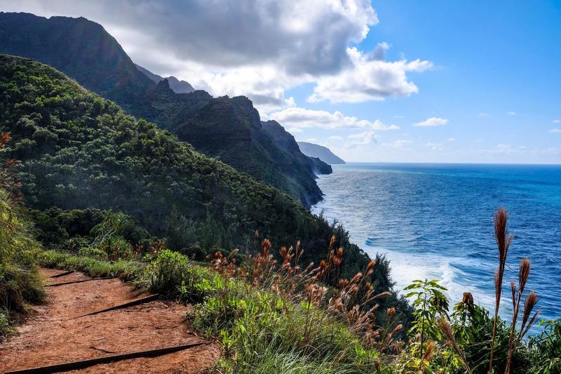 Kalalau Trail in Kauai, Hawaii