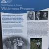 Info Sign at Wilderness Trail