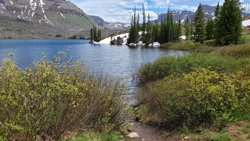 View of Trappers Lake from the loop trail.